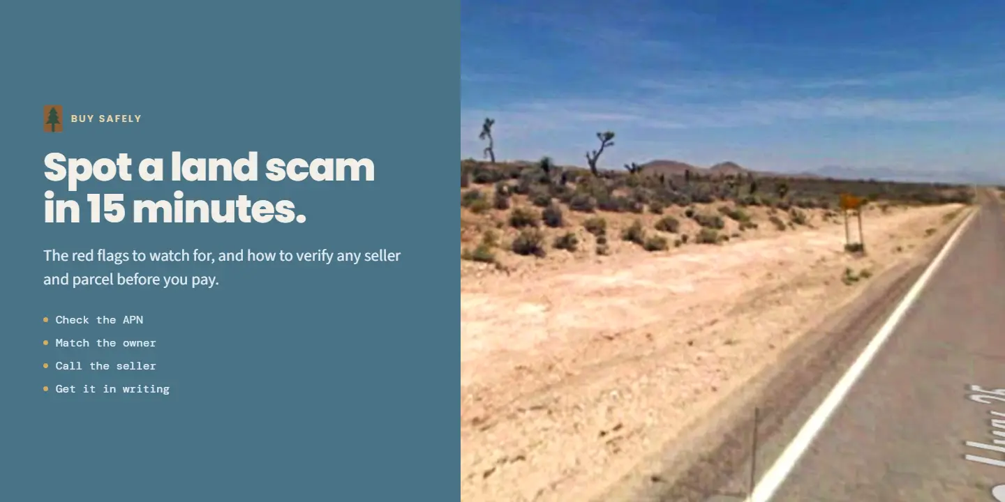 How to Spot a Land Scam (and Buy Land Online Safely)